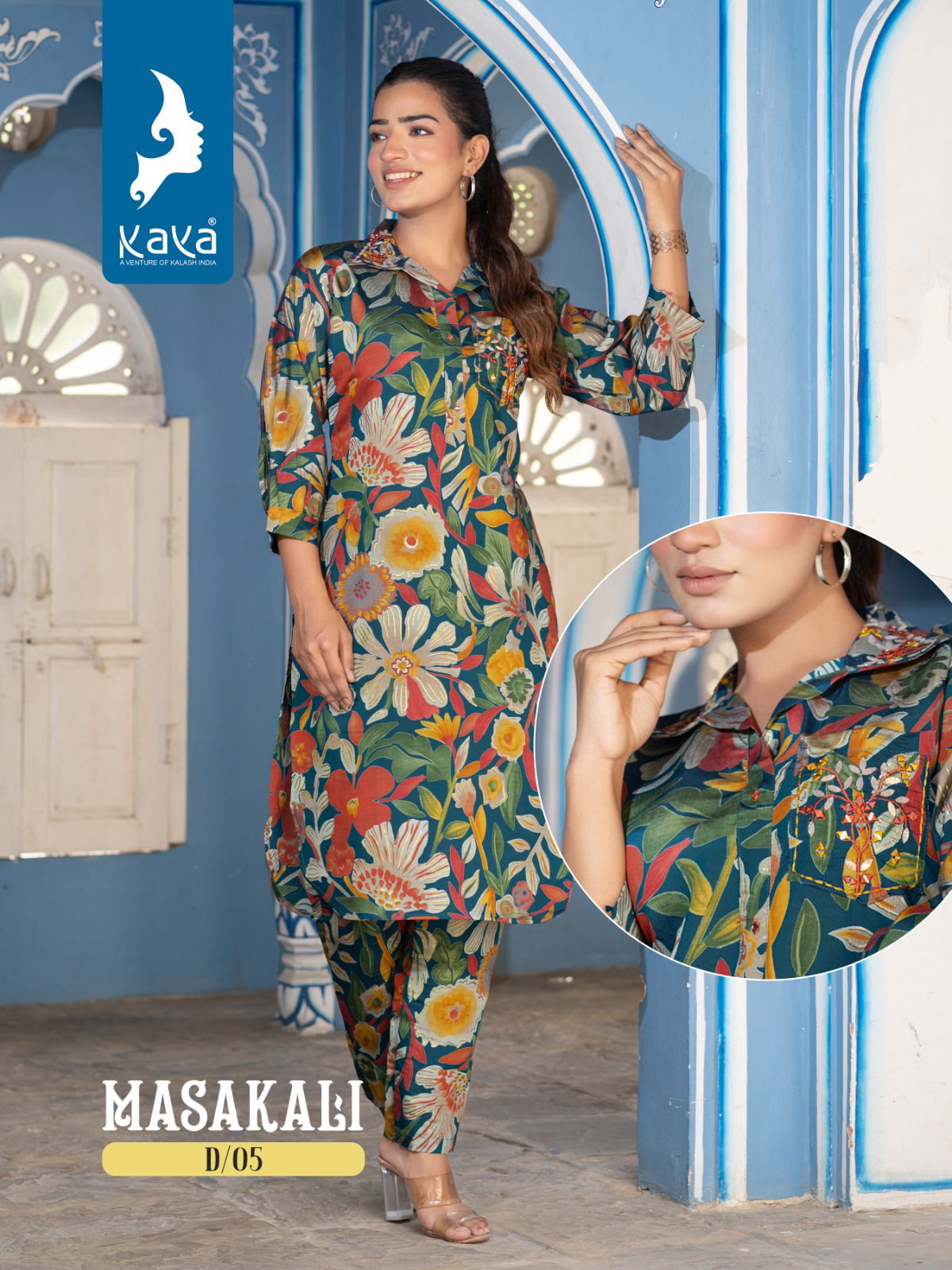 Masakali By Kaya Printed Kurti With Bottom Catalog